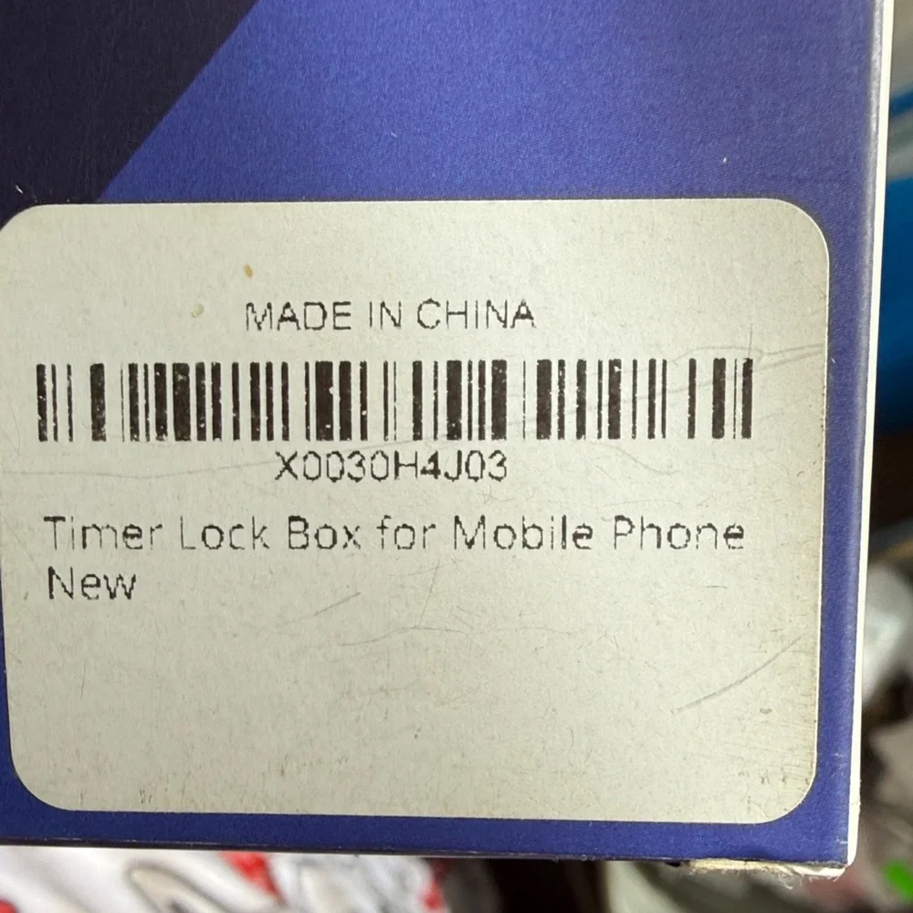 Timed lock box for phones